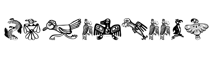 TribalBirdsTheMissingGap  Free Fonts Download