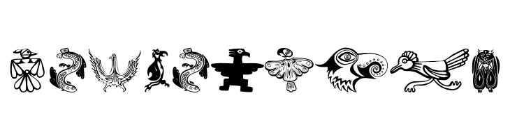 TribalBirdsTheMissingGap  Free Fonts Download