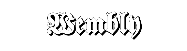 Walbaum-Fraktur Shadow Bold  Free Fonts Download