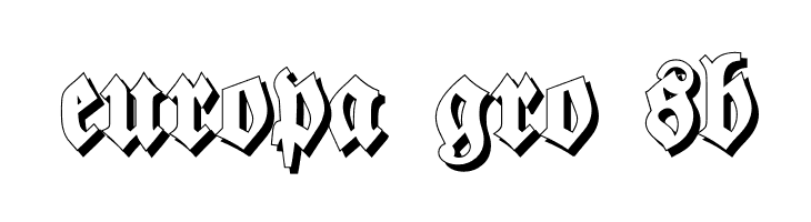 Walbaum-Fraktur Shadow Bold  Free Fonts Download