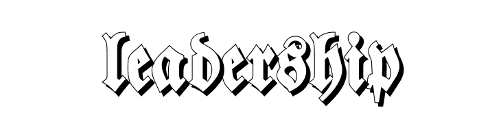 Walbaum-Fraktur Shadow Bold  Free Fonts Download