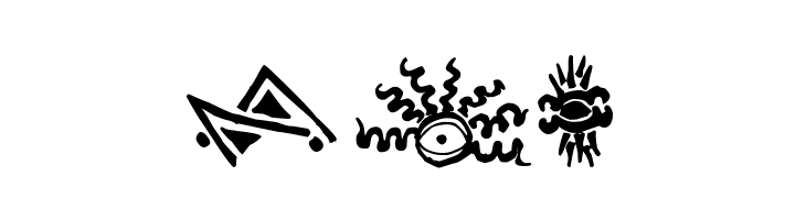 Cthulhu Glyphs  Free Fonts Download
