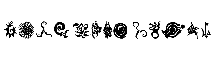 Cthulhu Glyphs  Free Fonts Download