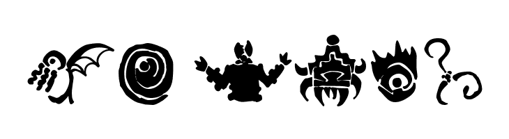 Cthulhu Glyphs  Free Fonts Download