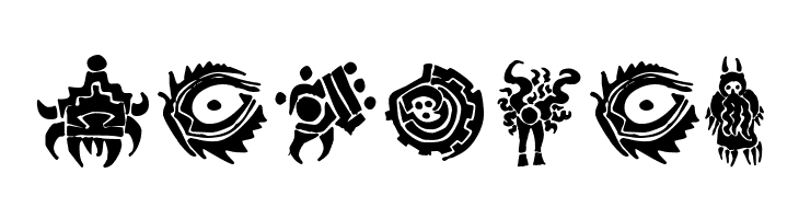 Cthulhu Glyphs  Free Fonts Download