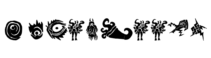 Cthulhu Glyphs  Free Fonts Download