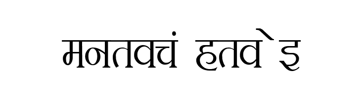 Kruti Dev 100  Thin  Free Fonts Download