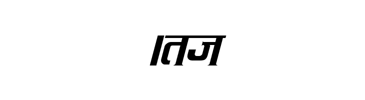 Kruti Dev 090  Italic  Free Fonts Download