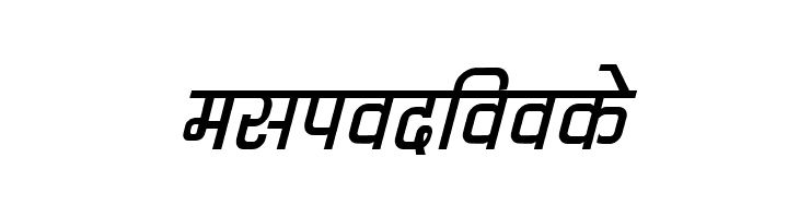 Kruti Dev 060  Italic  Free Fonts Download