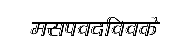 Kruti Dev 070  Thin  Free Fonts Download