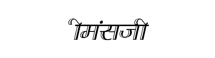 Kruti Dev 070  Thin  Free Fonts Download