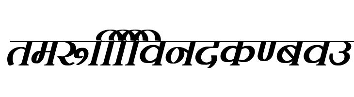 Kruti Dev 100  Bold Italic  Free Fonts Download