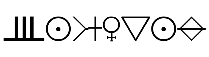 AstrologyCelticSymbols  Free Fonts Download