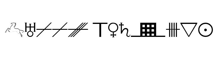 AstrologyCelticSymbols  Free Fonts Download