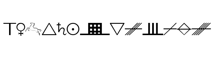 AstrologyCelticSymbols  Free Fonts Download