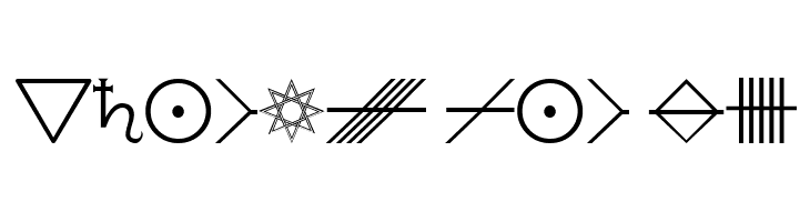 AstrologyCelticSymbols  Free Fonts Download