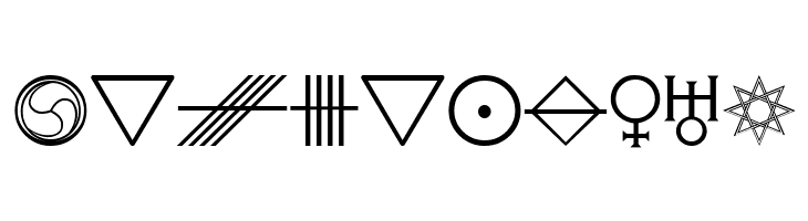 AstrologyCelticSymbols  Free Fonts Download
