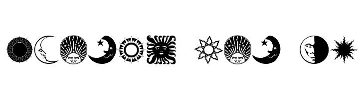 Sun n Moon  Free Fonts Download