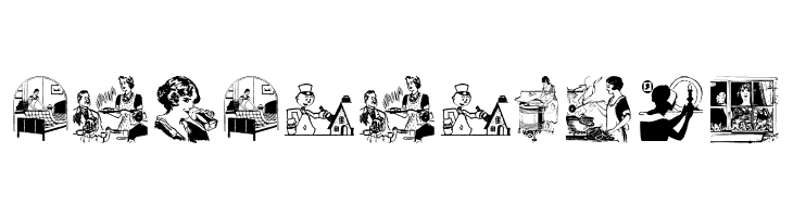 HouseWorks  Free Fonts Download