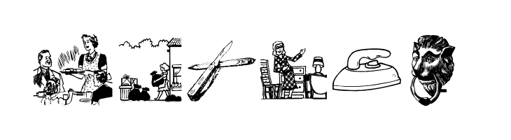 HouseWorks  Free Fonts Download