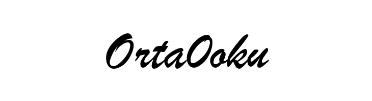 Orta0oku ArTarumianGovazd  Italic Font