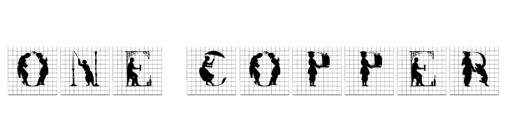 SilhouettesInGrids  Free Fonts Download