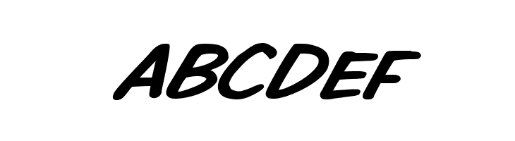 VTCKomixationSCItalic  Free Fonts Download