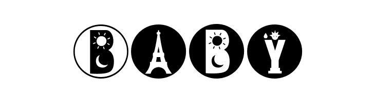 FamousPix-Circles  Free Fonts Download