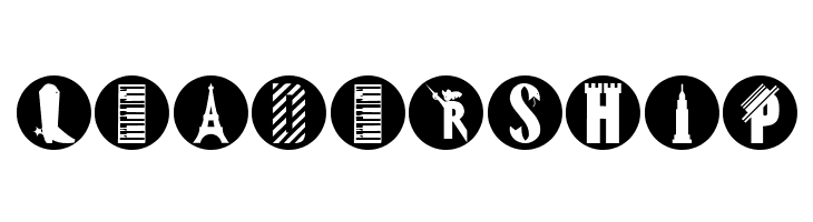 FamousPix-Circles  Free Fonts Download