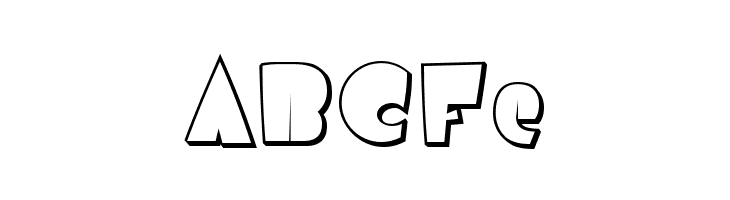 Airmole Shaded  Free Fonts Download