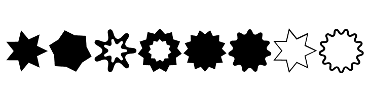 VectoryStarFrames  Free Fonts Download