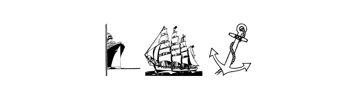 BoatsShipsAhoi  Free Fonts Download