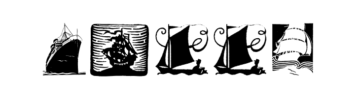 BoatsShipsAhoi  Free Fonts Download