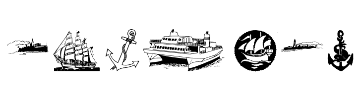 BoatsShipsAhoi  Free Fonts Download