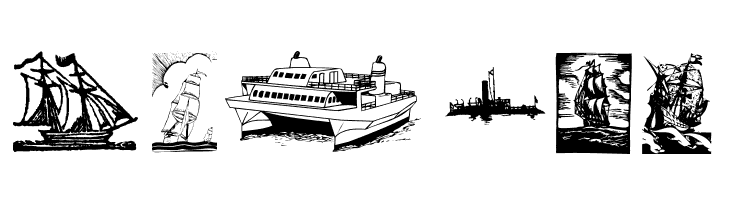 BoatsShipsAhoi  Free Fonts Download