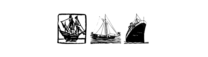 BoatsShipsAhoi  Free Fonts Download