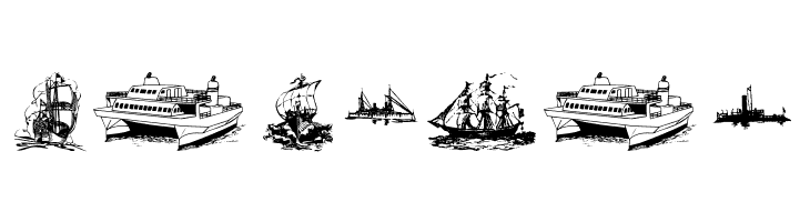 BoatsShipsAhoi  Free Fonts Download