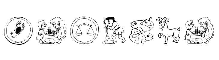 HorosCopies  Free Fonts Download