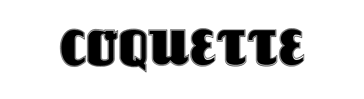 Louisianne Contour Black  Free Fonts Download