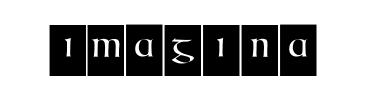 IrishHalfUncialisBricks  Free Fonts Download