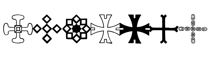 Crosses  Free Fonts Download