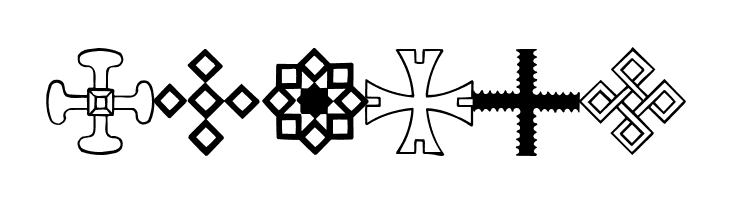 Crosses  Free Fonts Download