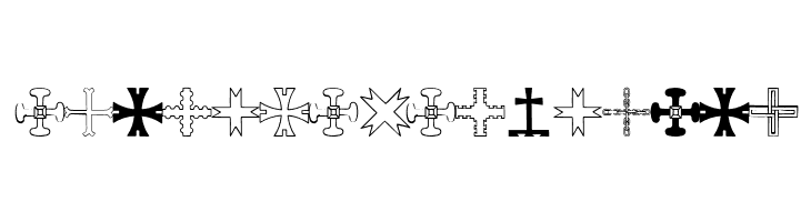 Crosses  Free Fonts Download