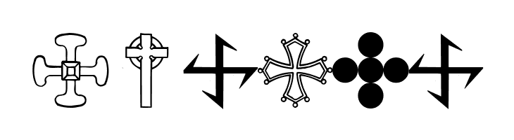 Crosses  Free Fonts Download