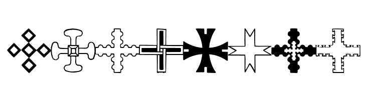 Crosses  Free Fonts Download