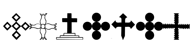 Crosses  Free Fonts Download