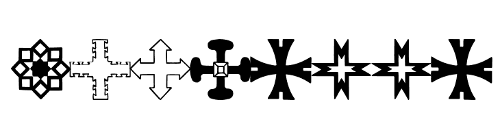 Crosses  Free Fonts Download