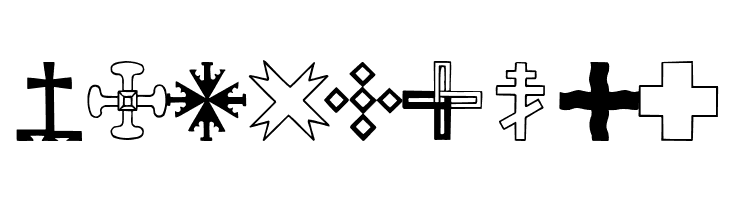 Crosses  Free Fonts Download
