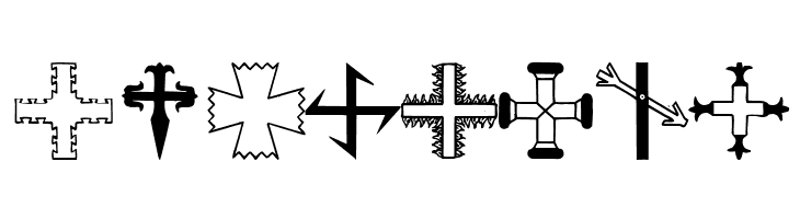 Crosses  Free Fonts Download