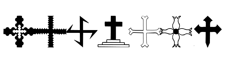 Crosses  Free Fonts Download